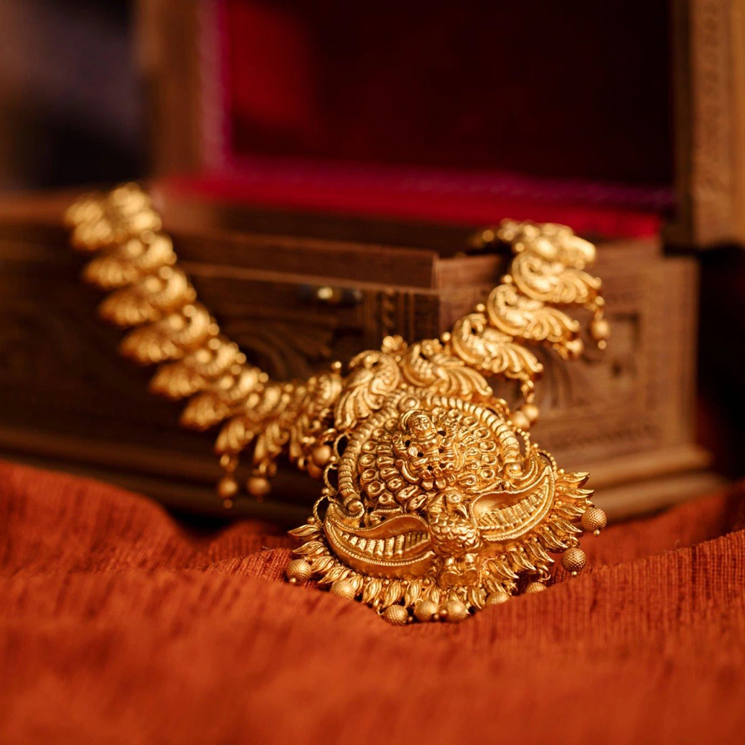 Divine Lakshmi Embodied Temple Jewellery