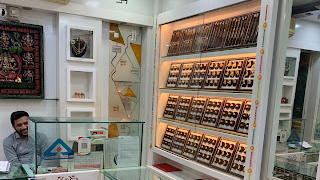 Aashirwad Jewellers inside the shop