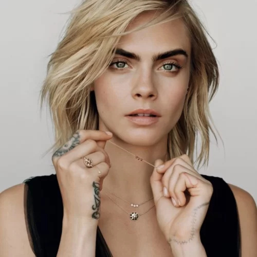 Cara Delevingne example for cool skin tone