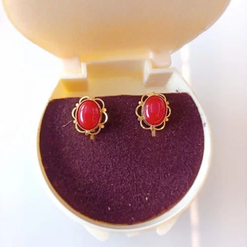 Coral Studs under 15000