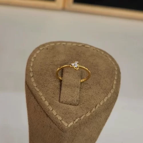 Radiant Bloom Diamond Ring