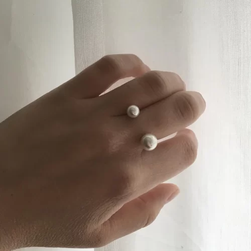 natural pearl rings