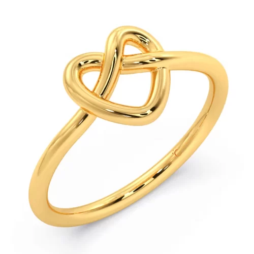 weslee heart gold ring